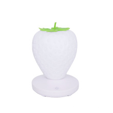 Silicone Strawberry Decorative USB Charging Touch Switch LED Night Lamp For Bedside